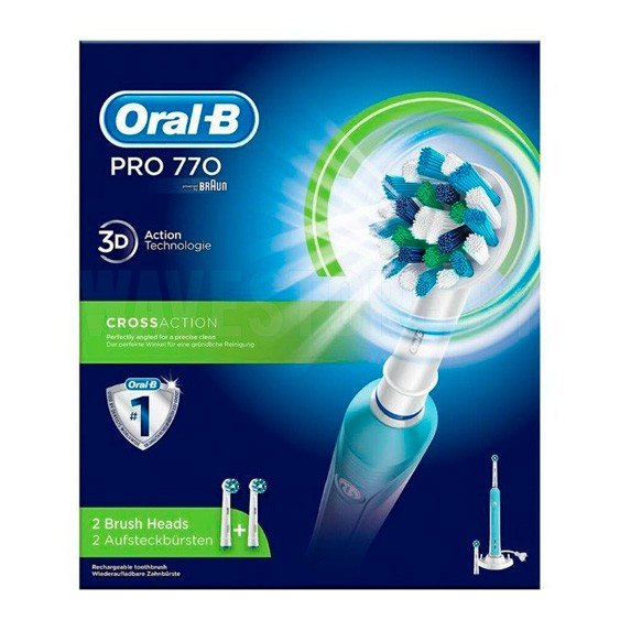 Электрическая зубная щетка Braun Oral-B Pro 770 CrossAction Blue (D16.524.U)
