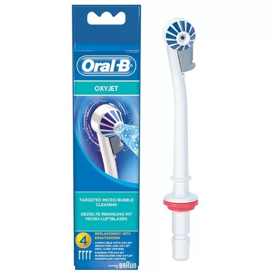 Комплект сменных насадок для ирригатора Braun Oral-B OxyJet